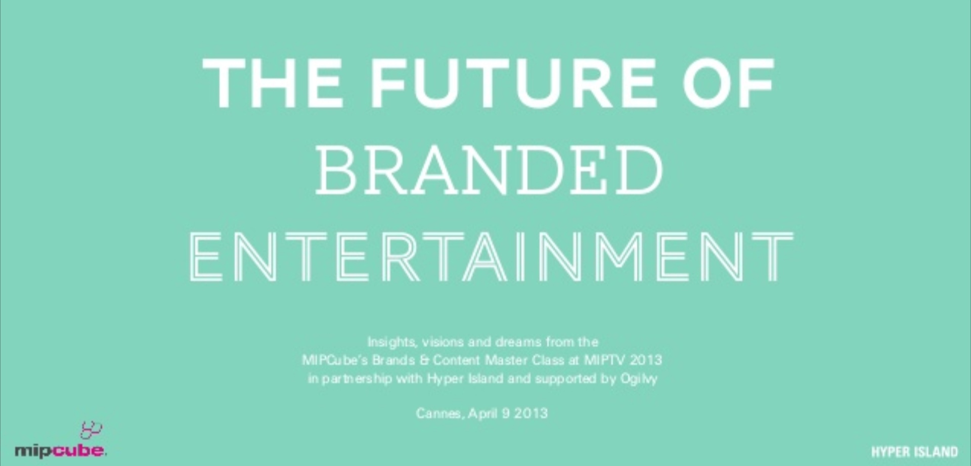 eBook The future of Branded Entertainment