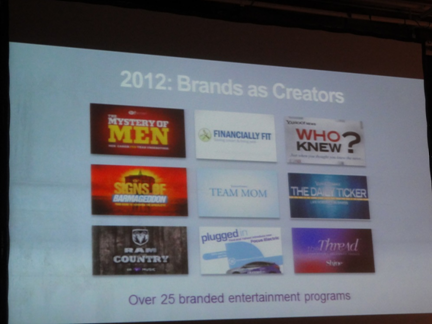 Brands as Creators Yahoo