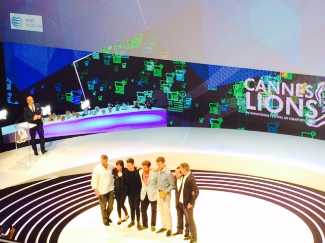 BEO Cannes Lions BE Award Gold Bühne